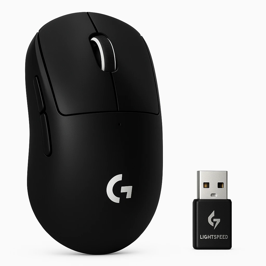 Logitech G PRO X SUPERLIGHT 2 - Ratón - gaming - óptico - 5 botones - inalámbrico - 2.4 GHz - receptor USB de Logitech LIGHTSPEED - negro