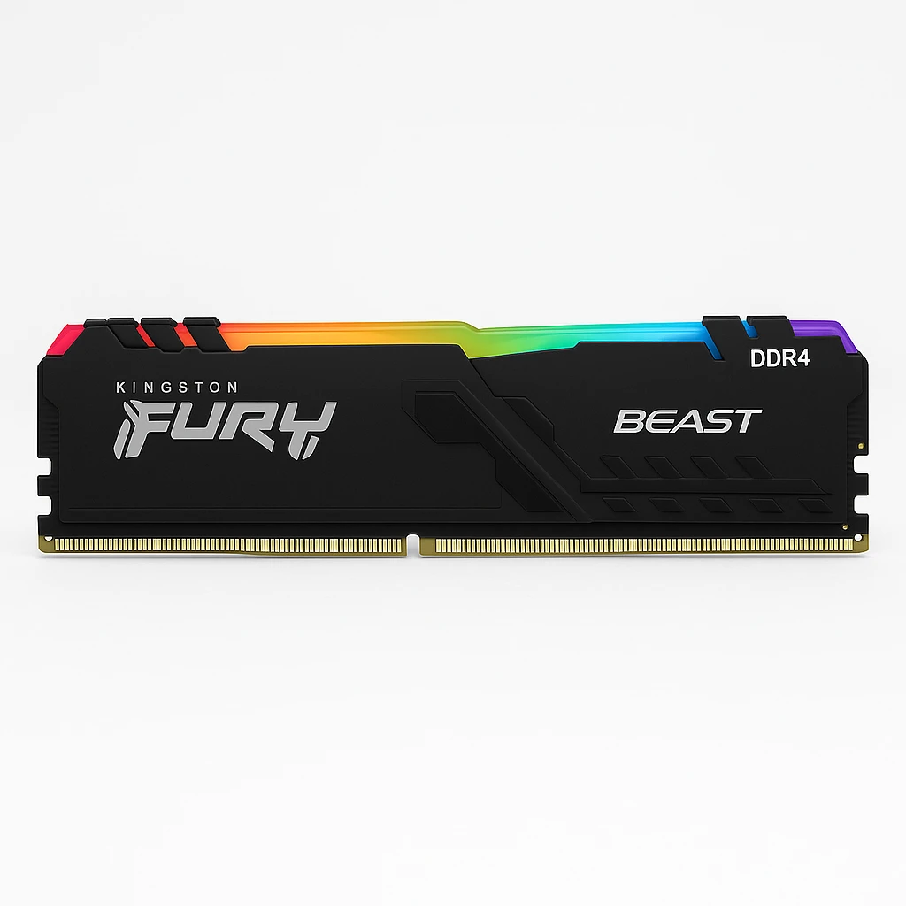 Kingston FURY Beast RGB - DDR4 - módulo - 8 GB - DIMM de 288 contactos - 3600 MT/s / PC4-28800 - CL17 - 1.35 V - sin búfer - no ECC