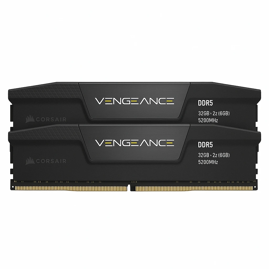 CORSAIR Vengeance - DDR5 - kit - 32 GB: 2 x 16 GB - DIMM de 288 contactos - 5200 MHz / PC5-41600 - CL40 - 1.25 V - sin búfer - no ECC - negro