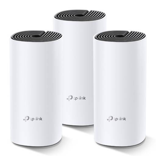 TP-LINK DECO M4 - Sistema Wi-Fi - (enrutador) - hasta 2800 pies cuadrados - malla 1GbE - Wi-Fi 5 - Doble banda