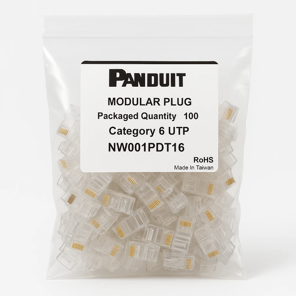 Panduit - Modular plug - Packaged Quantity: 100 - Category 6 UTP