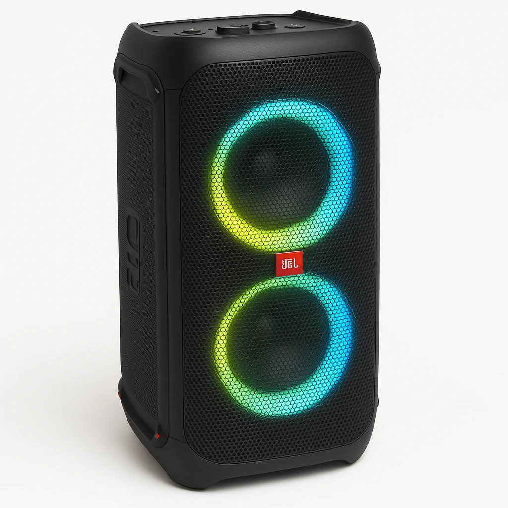 JBL PartyBox Club 120 - Altavoz de fiesta - para uso portátil - inalámbrico - Bluetooth - controlado por aplicación - 160 vatios - 2 vías - negro