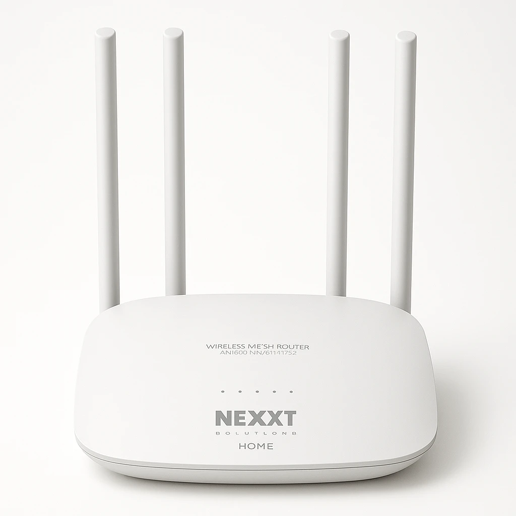 Nexxt Solutions Home - Router - Wireless Mesh - 802.11a/b/g/n/ac/ax - Desktop - Mesh router AX1800