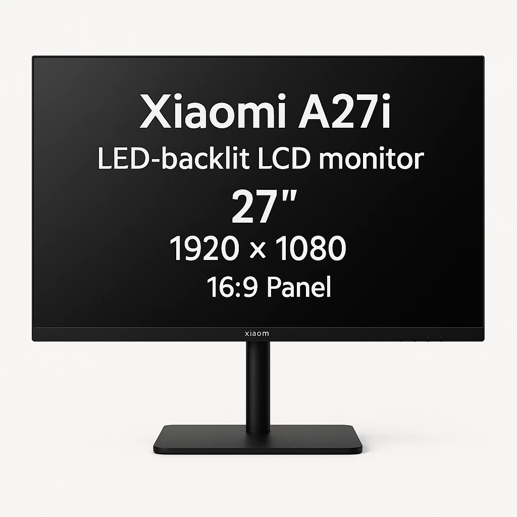 Xiaomi A27i - LED-backlit LCD monitor - 27" - 1920 x 1080 - Aspect Ratio 16:9 Panel IPS Ve