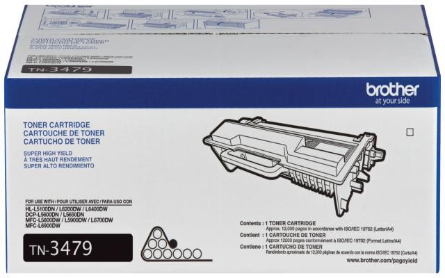 Brother TN3479 - Súper Alto Rendimiento - original - cartucho de tóner - para Brother DCP-L5650, HL-L5100, HL-L6400, MFC-L5900, MFC-L6700