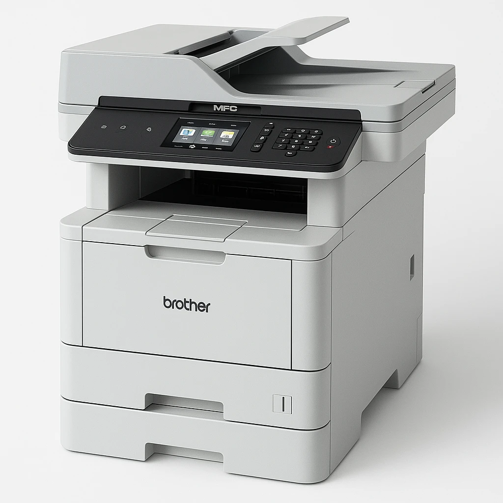 Brother MFC-L5915DW - Impresora multifunción - B/N - laser - Legal (216 x 356 mm) (original) - A4/Legal (material) - hasta 50 ppm (copiando) - hasta 50 ppm (impresión) - 350 hojas - 33.6 Kbps
