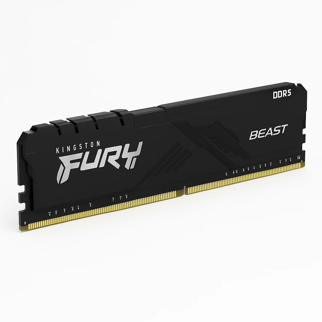 Kingston FURY Beast - DDR5 - módulo - 8 GB - DIMM de 288 contactos - 3000 MT/s / PC5-48000 - CL36 - 1.35 V - sin búfer - on-die ECC - negro