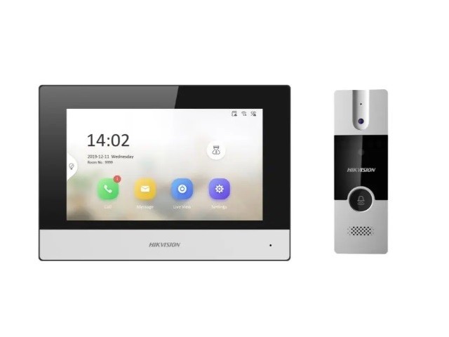 Hikvision - Video intercom system - Hybrid Kit with 1 indoor stati