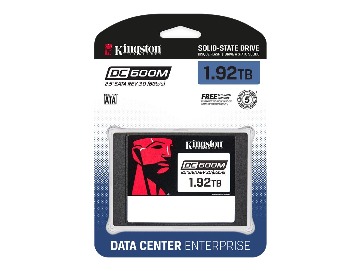 Kingston DC600M - SSD - Mixed Use - 1.92 TB - interno - 2.5" - SATA 6Gb/s