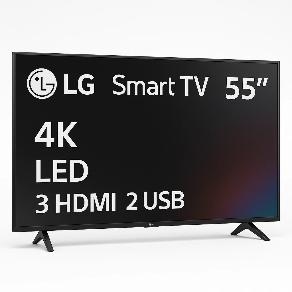 LG - LED-backlit LCD display unit - Smart TV - 55" - 4K - 3HDMI 2USB