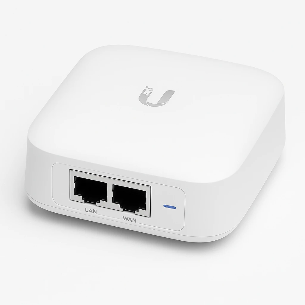 Ubiquiti UniFi - Router – Inalámbrico - Material de la carcasa: Policarbonato - Interfaz de gestión: Ethernet Bluetooth - Interfaz de red LAN: (1) puerto GbE RJ45 - WAN: (1) puerto GbE RJ45 -