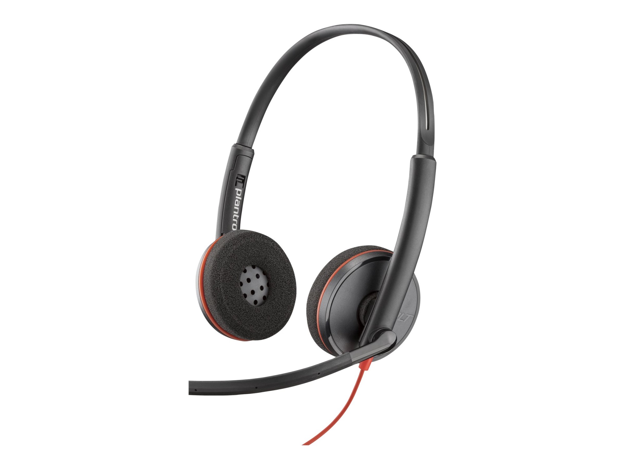 Poly Blackwire 3220 - 3200 Series - auricular - en oreja - cableado - USB-A - negro - Certificado por Skype, certificado con Cisco Jabber, Certificado por Avaya