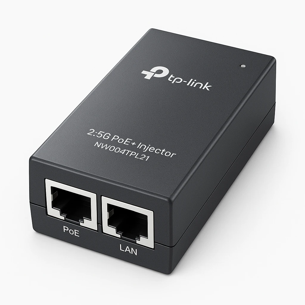 TP-Link - 2.5G PoE+ Injector