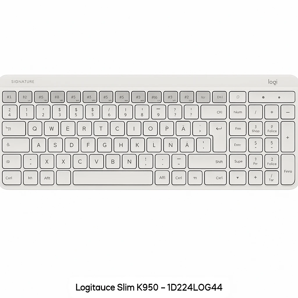 Logitech Signature Slim K950 - Keyboard - Spanish - Off white