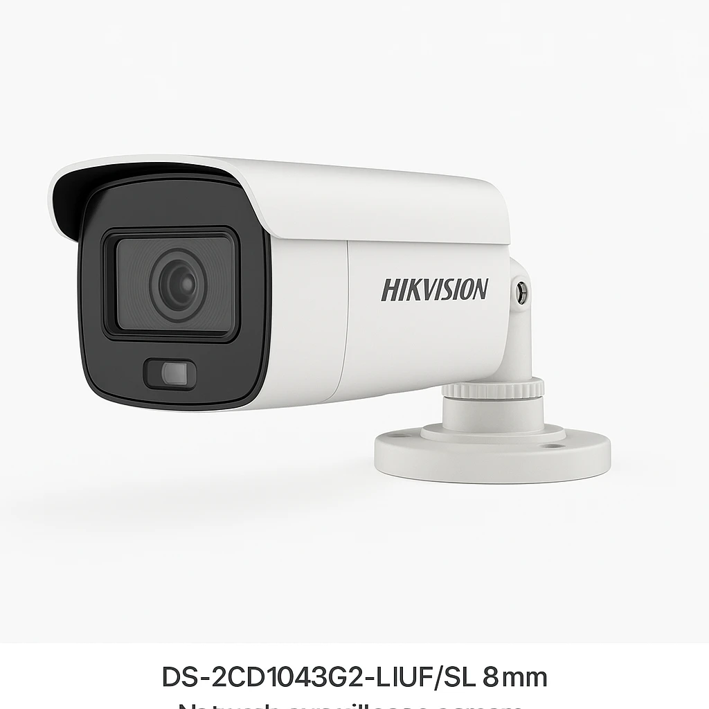 Hikvision DS-2CD1043G2-LIUF/SL 2.8mm - Network surveillance camera - Fixed - 4MP Smart Hybrid Light bullet