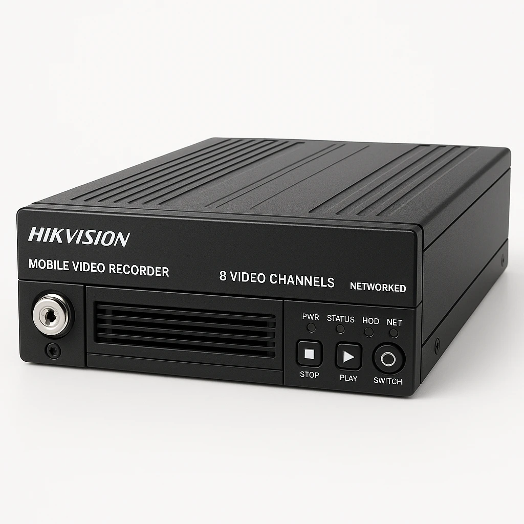 Hikvision - Mobile Video Recorder - 8 Video Channels - Networked