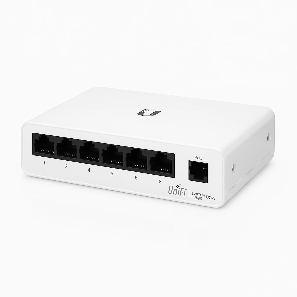 Ubiquiti Unifi Switch Ultra 60W A compact Layer 6 8-port GbE PoE switch with versatile mounting options 52W.