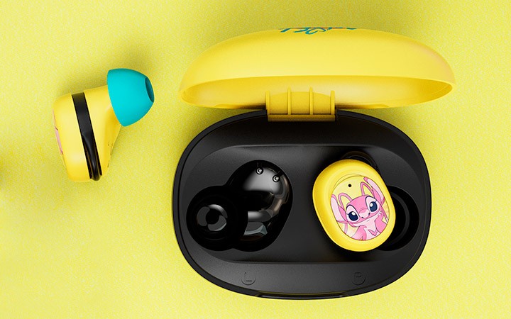 Xtech XTH-D701ST-YL - True wireless earphones - Wireless - earbuds Disney Stich Yellow