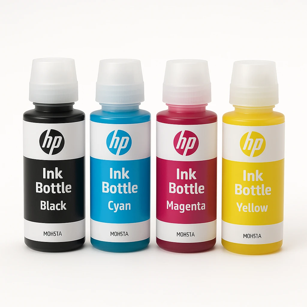 HP - Ink Bottle - Black / Cyan / Magenta / Yellow - Combo 4PACK