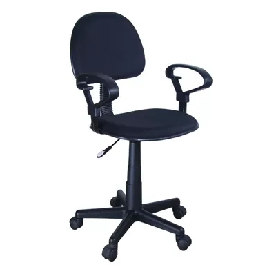 Computer Chair w/ Arm Rest (Black)