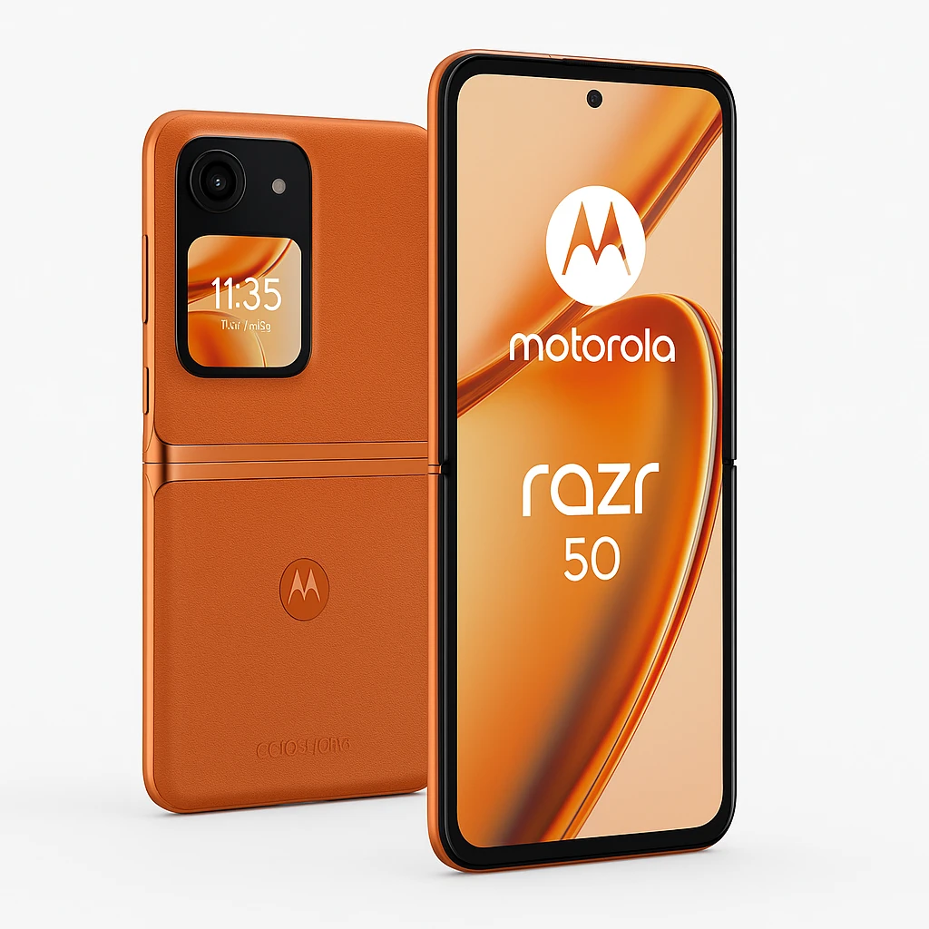 Motorola Moto Razr 50 - Smartphone - Orange - 12+512GB
