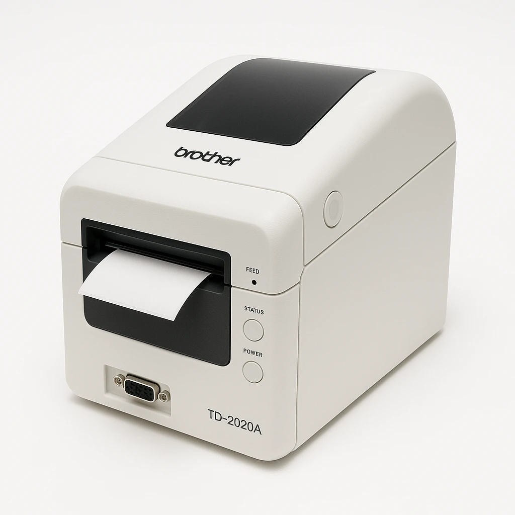 Brother - Label printer - Monochrome - Direct thermal - 203 dpi - Serial / USB - TD2020A