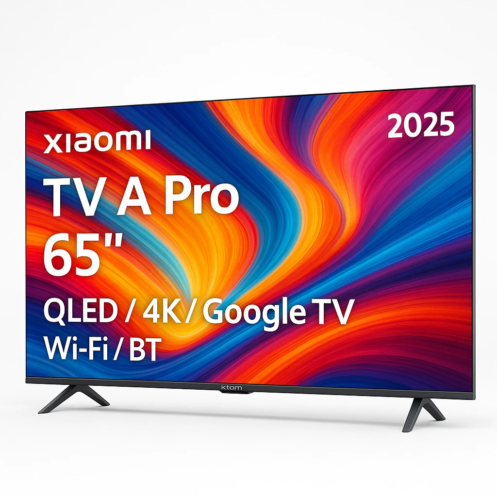 Xiaomi TV A Pro 65''2025 QLED/4K/GoogleTV/Wifi/BT360