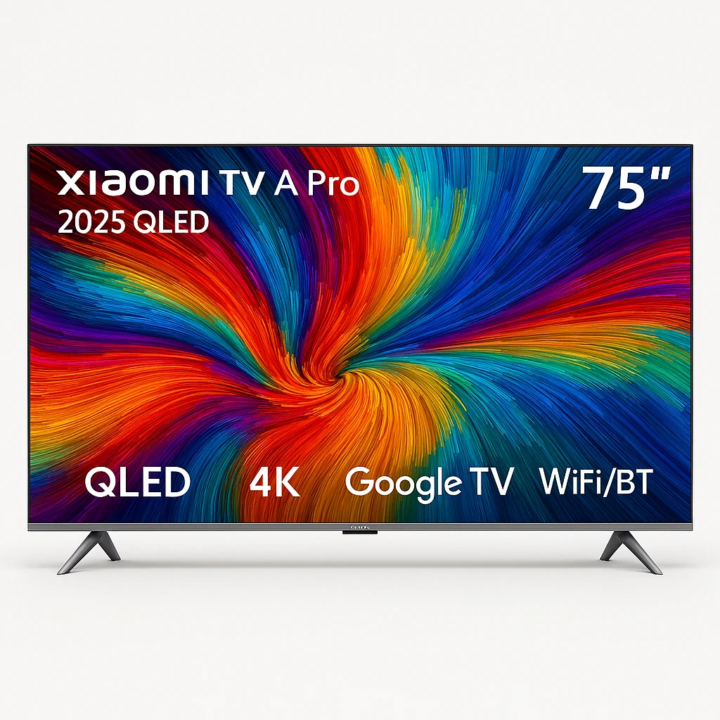 Xiaomi TV A Pro 75''2025 QLED/4K/GoogleTV/Wifi/BT360
