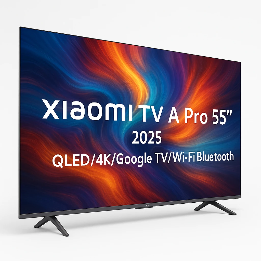 Xiaomi TV A Pro 55'' 2025 QLED/4K/GoogleTV/Wifi/BT360