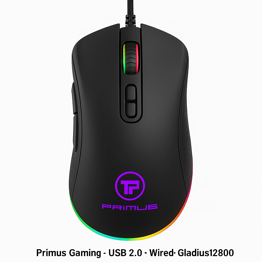 Primus Gaming - Mouse - USB 2.0 - Wired - Gladius12800 PMO-103