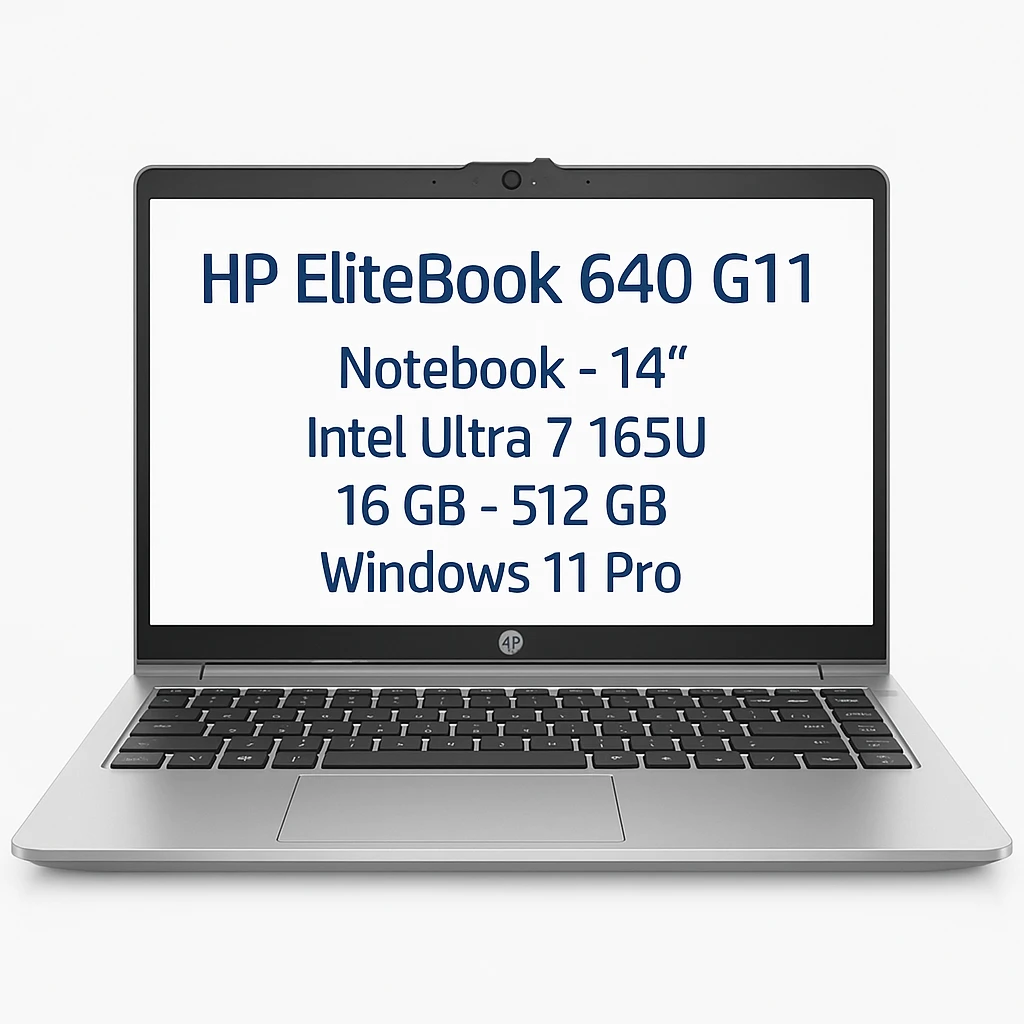 HP EliteBook 640 G11 - Notebook - 14" - Intel Ultra 7 165U - 16 GB - 512 GB - Windows 11 Pro - 1-year warranty