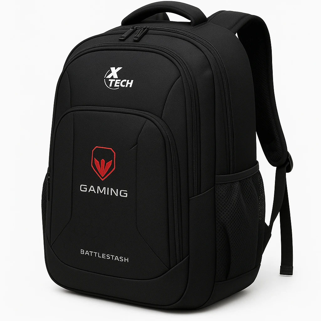 Xtech - Notebook carrying backpack - 17" - Black - Gaming Battlestash  XTB-508