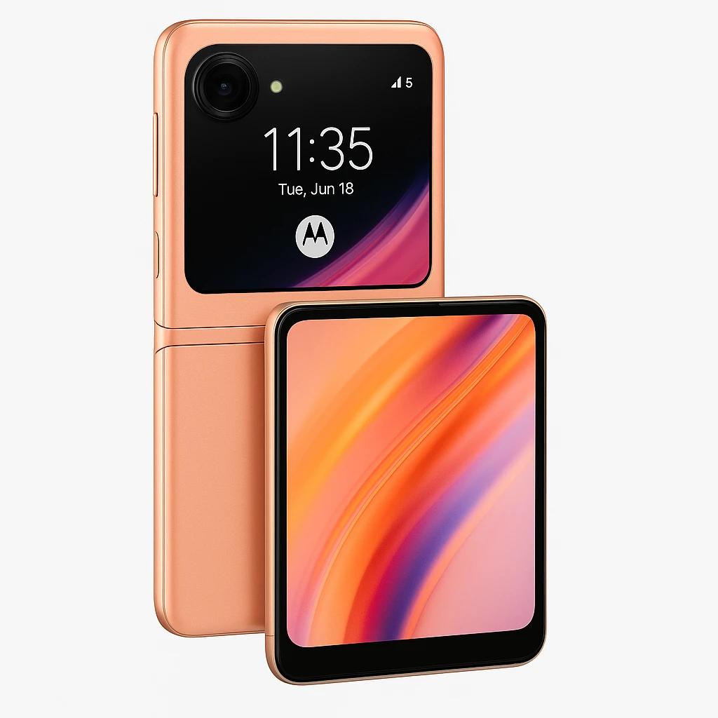 Motorola Razr 50 - Smartphone - Android - Peach - Touch