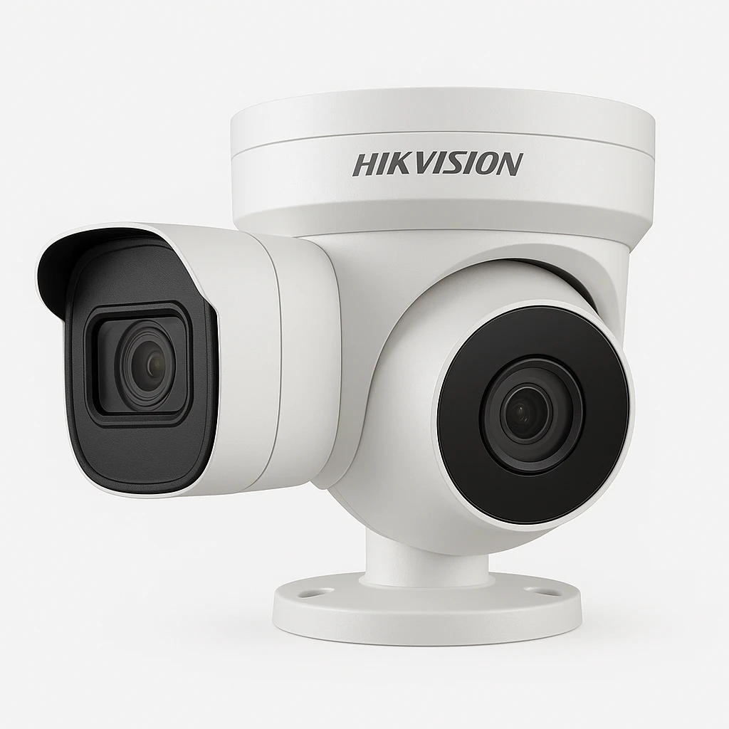 Hikvision - Network surveillance camera - 2MP H.265 One bullet + One tur
