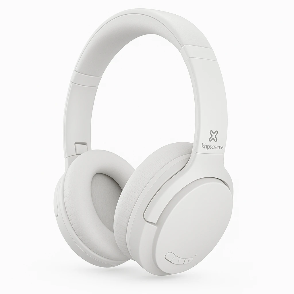 Klip Xtreme - KNH-300WH - Headphones - Para Home audio - Wireless - ANC - 32Hr - White