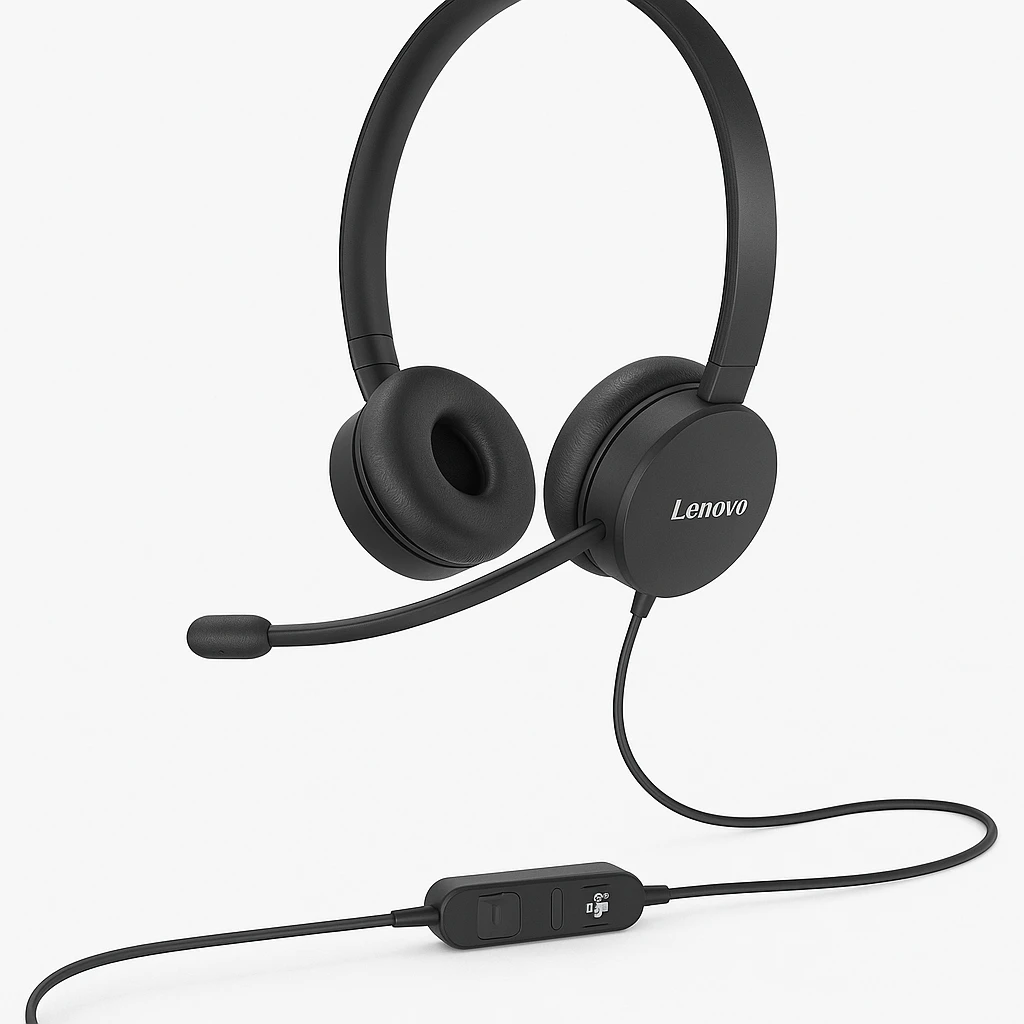 Lenovo - Headphones - Wired - VoIP Headset (Teams)