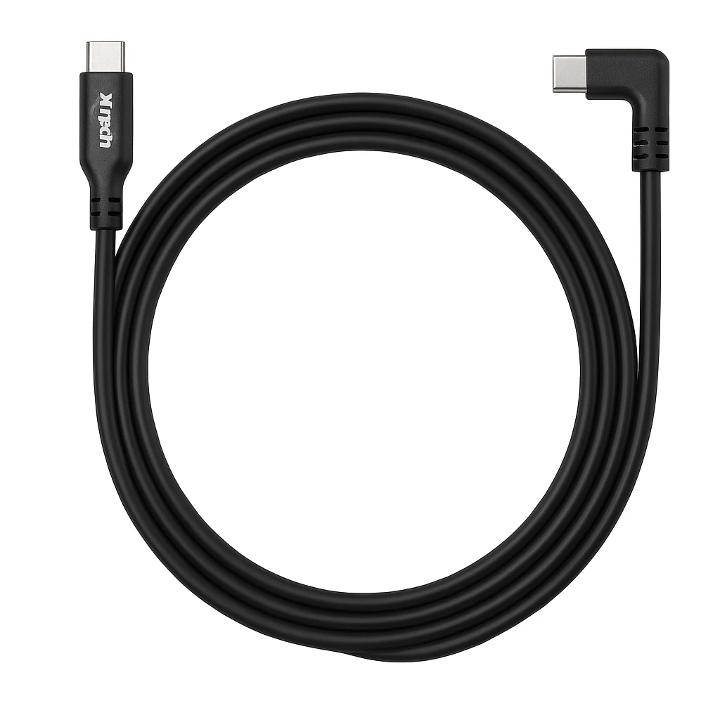 Xtech - USB cable - USB Type C - 3 m - Black - (m) to (m) right-angle XTC-531