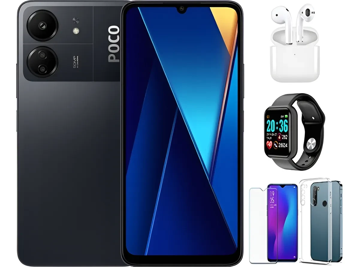 Xiaomi poco C65 - Smartphone - Android - Black - 55845