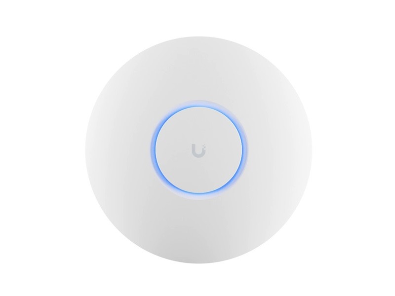 Ubiquiti - U6+ Wireless access point - ceiling-mounted WiFi 6 - Ø160 x 33 mm (Ø6.3 x 1.3") - 44–57V DC adapter (NO Included) - LEDs White/blue - Certifications CE/FCC/IC 