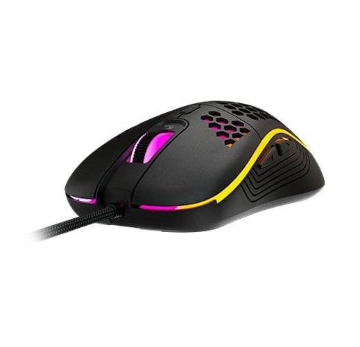 Xtech - XTM-620 - Mouse - USB - Wired - Black - Gaming 7 button Honeycomb