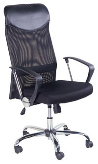 Manager Chair w/Arm Rest (Torin) - Black