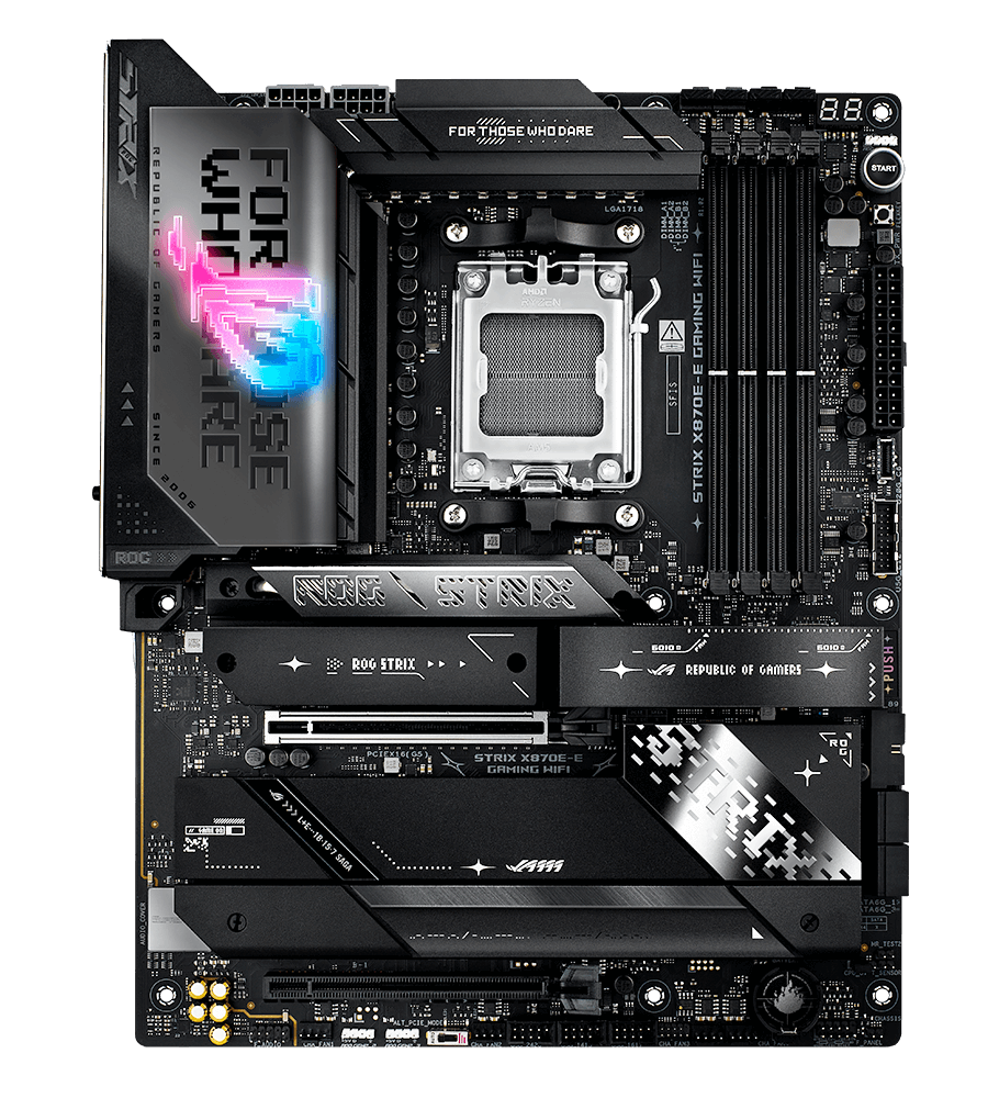 ASUS - ROG STRIX X870E-E GAMING WIFI - Motherboard - ATX - AMD X870E - para Ryzen