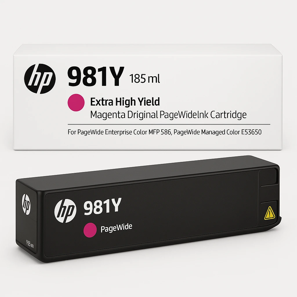 HP 981Y - 185 ml - Rendimiento extra alto - magenta - original - PageWide - cartucho de tinta - para PageWide Enterprise Color MFP 586; PageWide Managed Color E55650