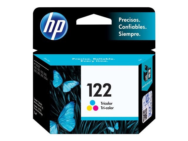 HP 122 - 1.5 ml - amarillo, cián, magenta - original - cartucho de tinta - para Deskjet 1000 J110, 10XX J410, 2050 J510, 2050A J510, 2054A J510, Ink Advantage 2060 K110
