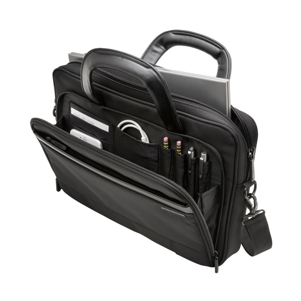 Kensington Contour 2.0 Executive Briefcase - Funda de transporte para portátil - 14"