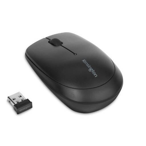 Kensington Pro Fit Mobile - Mouse - right and left-handed - laser - 2 buttons - wireless - 2.4 GHz - USB wireless receiver - black