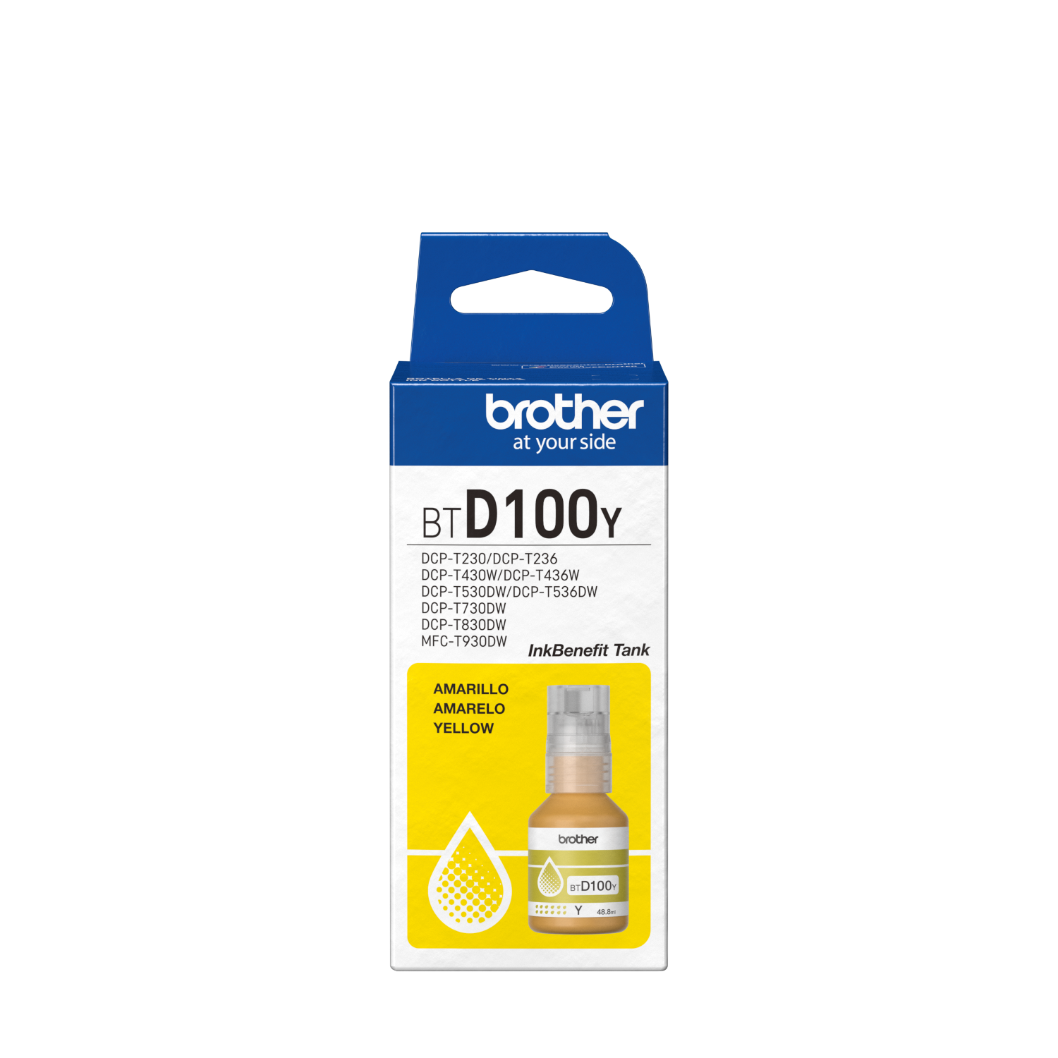 Brother - BTD100Y - Ink Bottle - Yellow