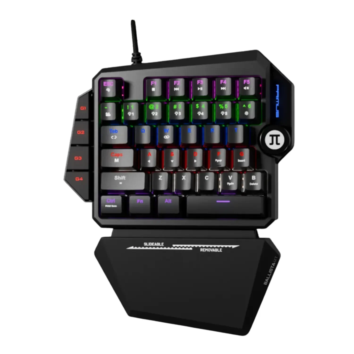 Primus Gaming - Keyboard - Wired - English - USB 2.0 - Ergonomic Design - Black