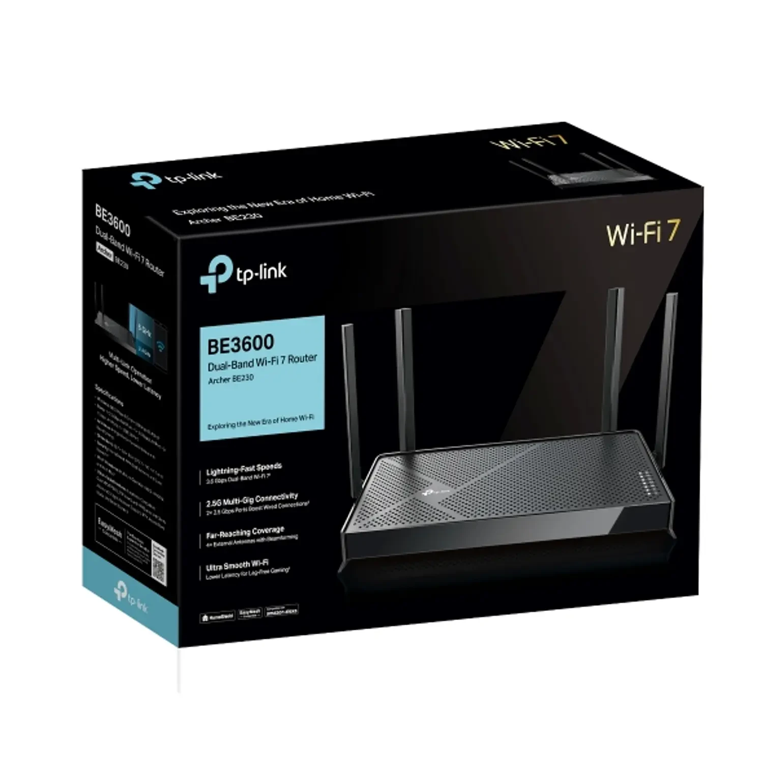 TP-Link - BE3600 Dual-Band Wi-Fi 7 Route