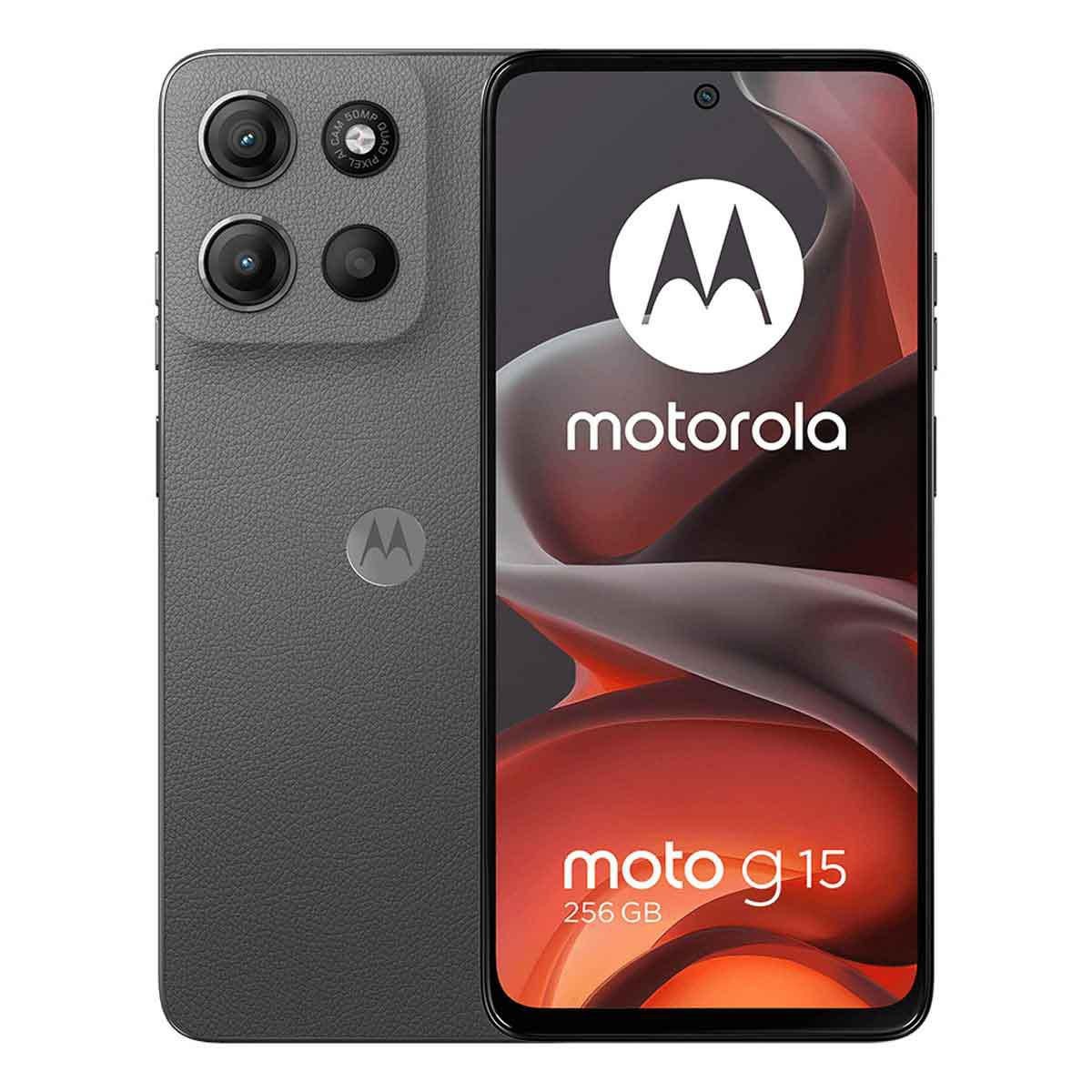 Motorola Moto G15 - Smartphone - Android - Gray - PB6D0039CL